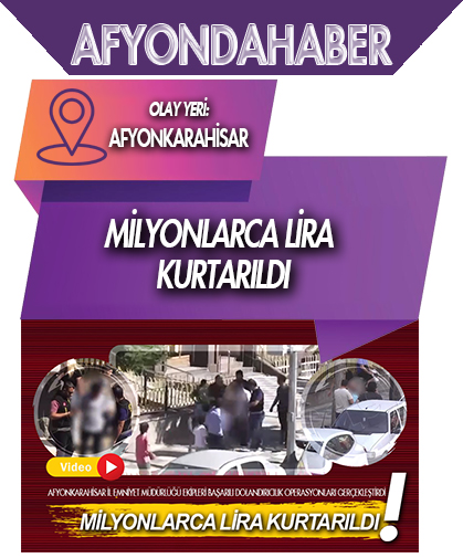 Milyonlarca lira kurtarıldı
